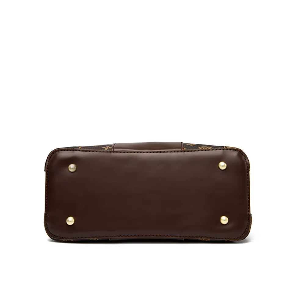 Luxury Handbag Fashion Print Large Capacity Soft Leather Women Shoulder Crossbody Bag Leisure Designer Ladies Purses and Handbag