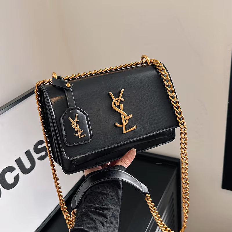 Designer Style Bag - 2025 New Model Chain Shoulder Bag, Classic High-End Crossbody Bag, Small Square Bag