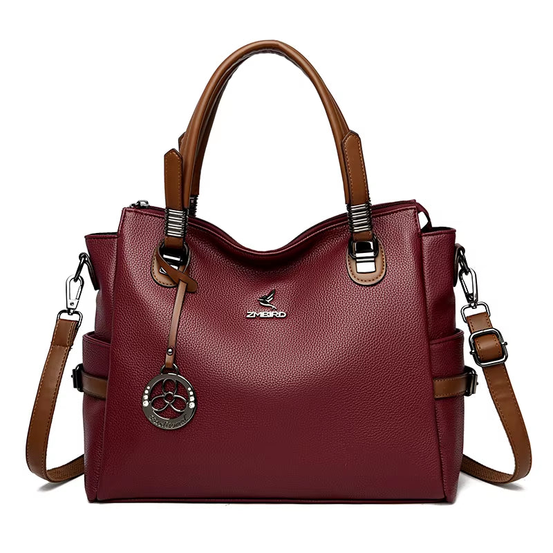 Real Women Soft Leather Shoulder Bags Luxury Women'S Bag High Quality Ladies Handbag Fashion Female Messenger Bag Large Tote Sac