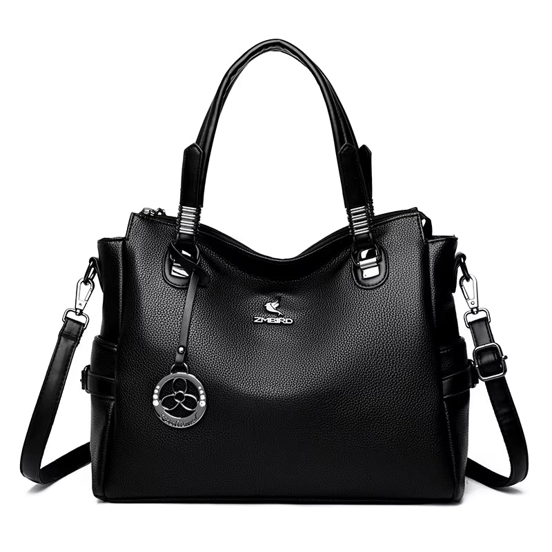 Real Women Soft Leather Shoulder Bags Luxury Women'S Bag High Quality Ladies Handbag Fashion Female Messenger Bag Large Tote Sac