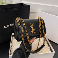 High-End Underarm Bag for Women, 2025 New Style, Chain Strap, Single Shoulder Bag, Trendy Crossbody Bag, Small Square Bag