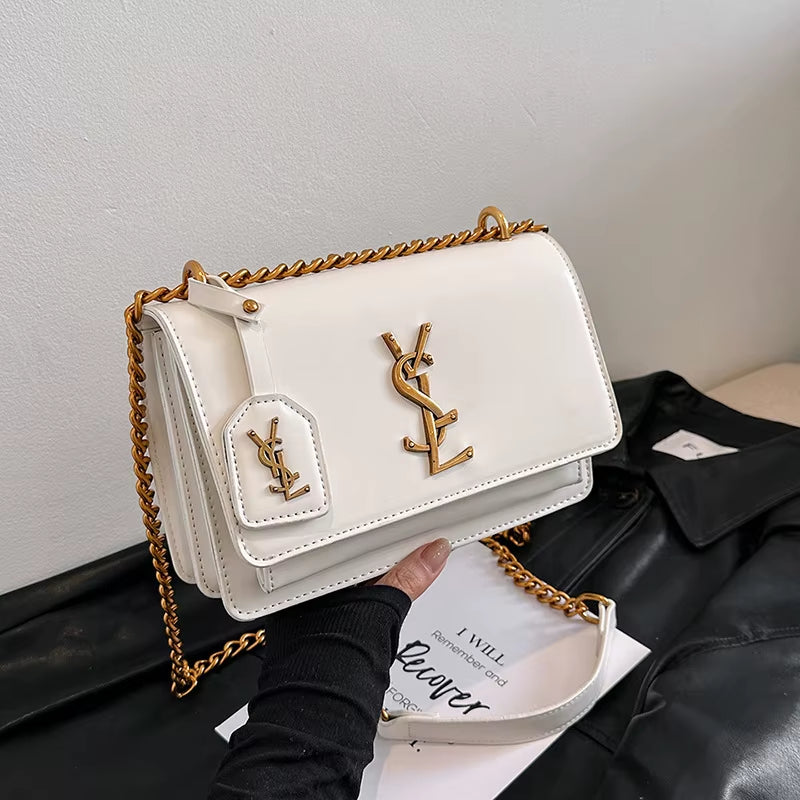 Designer Style Bag - 2025 New Model Chain Shoulder Bag, Classic High-End Crossbody Bag, Small Square Bag