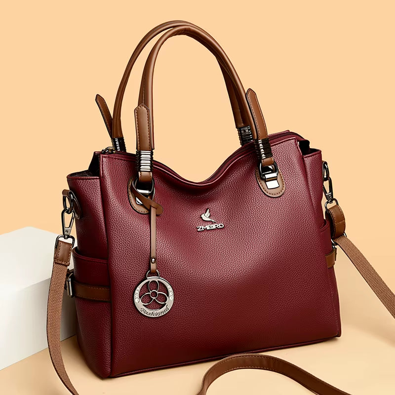 Real Women Soft Leather Shoulder Bags Luxury Women'S Bag High Quality Ladies Handbag Fashion Female Messenger Bag Large Tote Sac