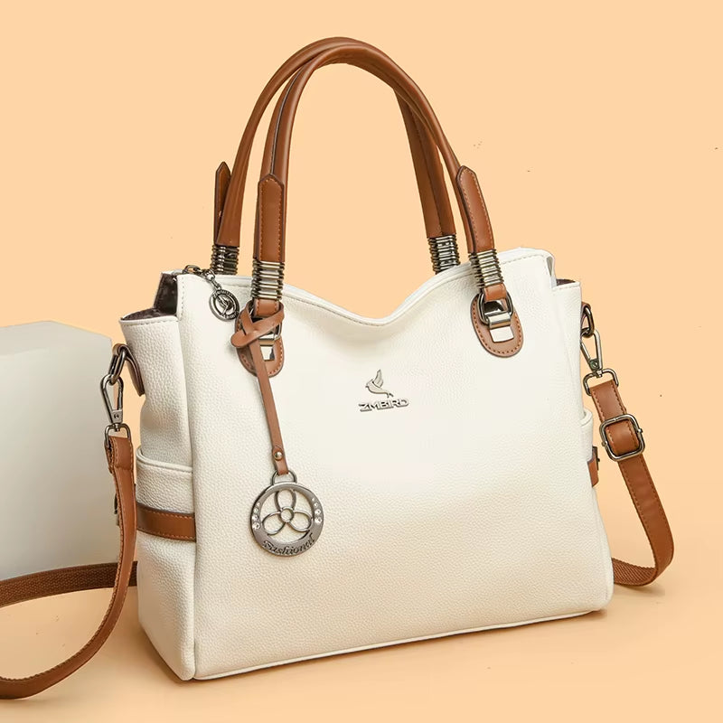 Real Women Soft Leather Shoulder Bags Luxury Women'S Bag High Quality Ladies Handbag Fashion Female Messenger Bag Large Tote Sac
