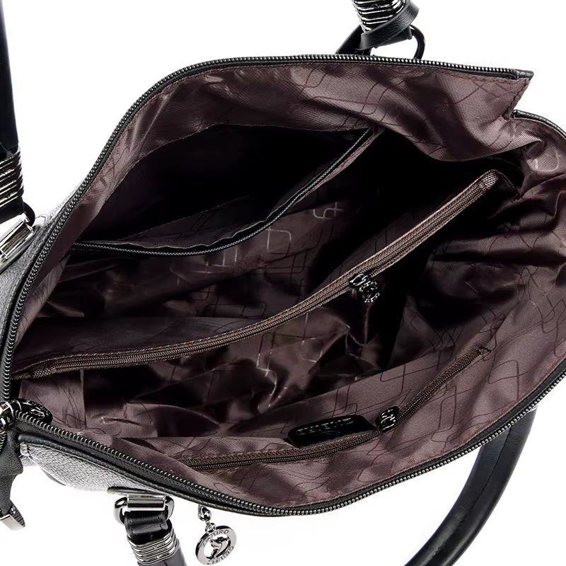 Real Women Soft Leather Shoulder Bags Luxury Women'S Bag High Quality Ladies Handbag Fashion Female Messenger Bag Large Tote Sac