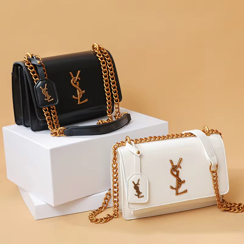 High-End Underarm Bag for Women, 2025 New Style, Chain Strap, Single Shoulder Bag, Trendy Crossbody Bag, Small Square Bag