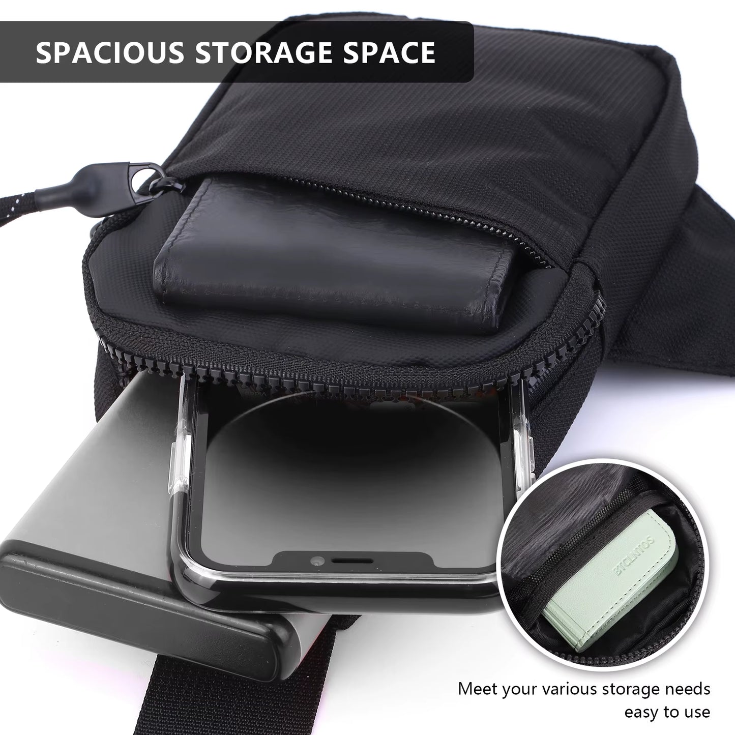 Factory Direct New Sports Chest Bag Men'S Small Size Backpack Women Messenger Bag Mobile Phone Waist Bag Mini Fashion Satchel