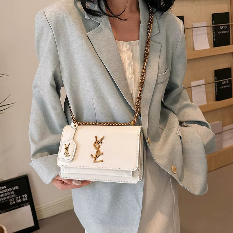 Designer Style Bag - 2025 New Model Chain Shoulder Bag, Classic High-End Crossbody Bag, Small Square Bag