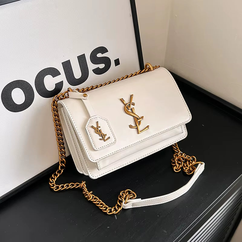 Designer Style Bag - 2025 New Model Chain Shoulder Bag, Classic High-End Crossbody Bag, Small Square Bag