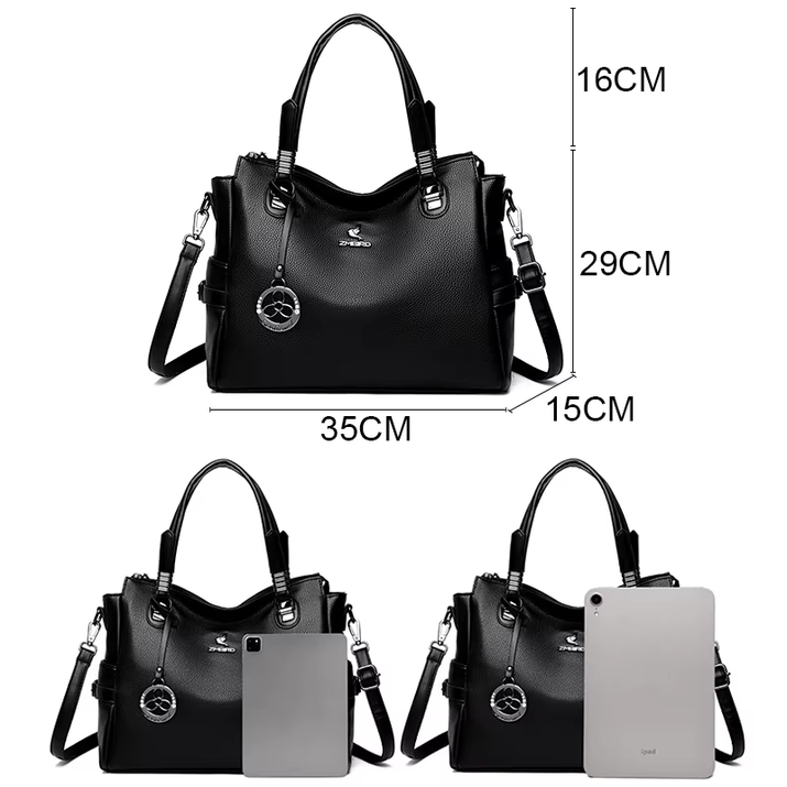 Real Women Soft Leather Shoulder Bags Luxury Women'S Bag High Quality Ladies Handbag Fashion Female Messenger Bag Large Tote Sac