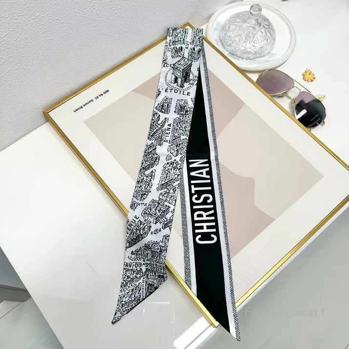 Tarot New Four-Season Versatile Construction Girls Wrap Bag Ribbon Streamer Small Scarf Wholesale Bag Die Luxury Gift