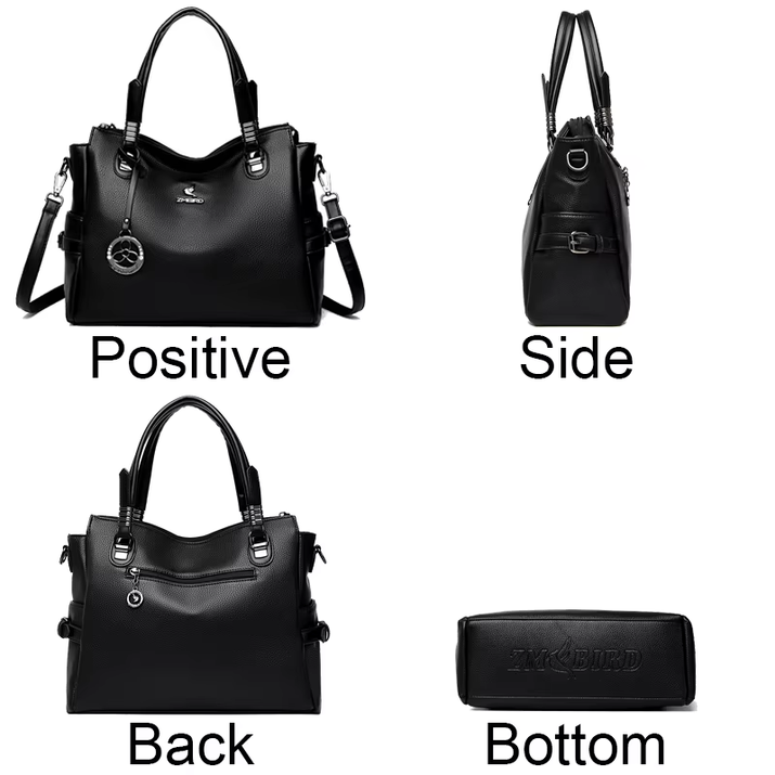 Real Women Soft Leather Shoulder Bags Luxury Women'S Bag High Quality Ladies Handbag Fashion Female Messenger Bag Large Tote Sac