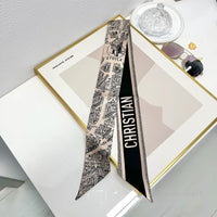 Tarot New Four-Season Versatile Construction Girls Wrap Bag Ribbon Streamer Small Scarf Wholesale Bag Die Luxury Gift