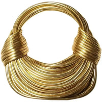 Hot Y2K Handbags for Women Gold Luxury Designer Brand Handwoven Noodle Bags Rope Knotted Pulled Hobo Silver Evening Clutch Chic