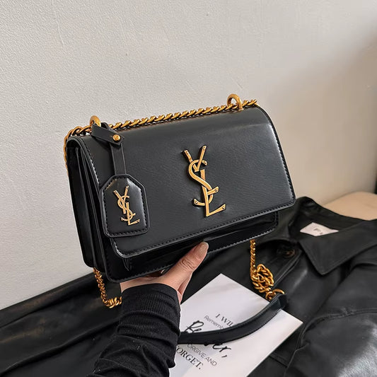 Designer Style Bag - 2025 New Model Chain Shoulder Bag, Classic High-End Crossbody Bag, Small Square Bag