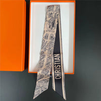 Tarot New Four-Season Versatile Construction Girls Wrap Bag Ribbon Streamer Small Scarf Wholesale Bag Die Luxury Gift