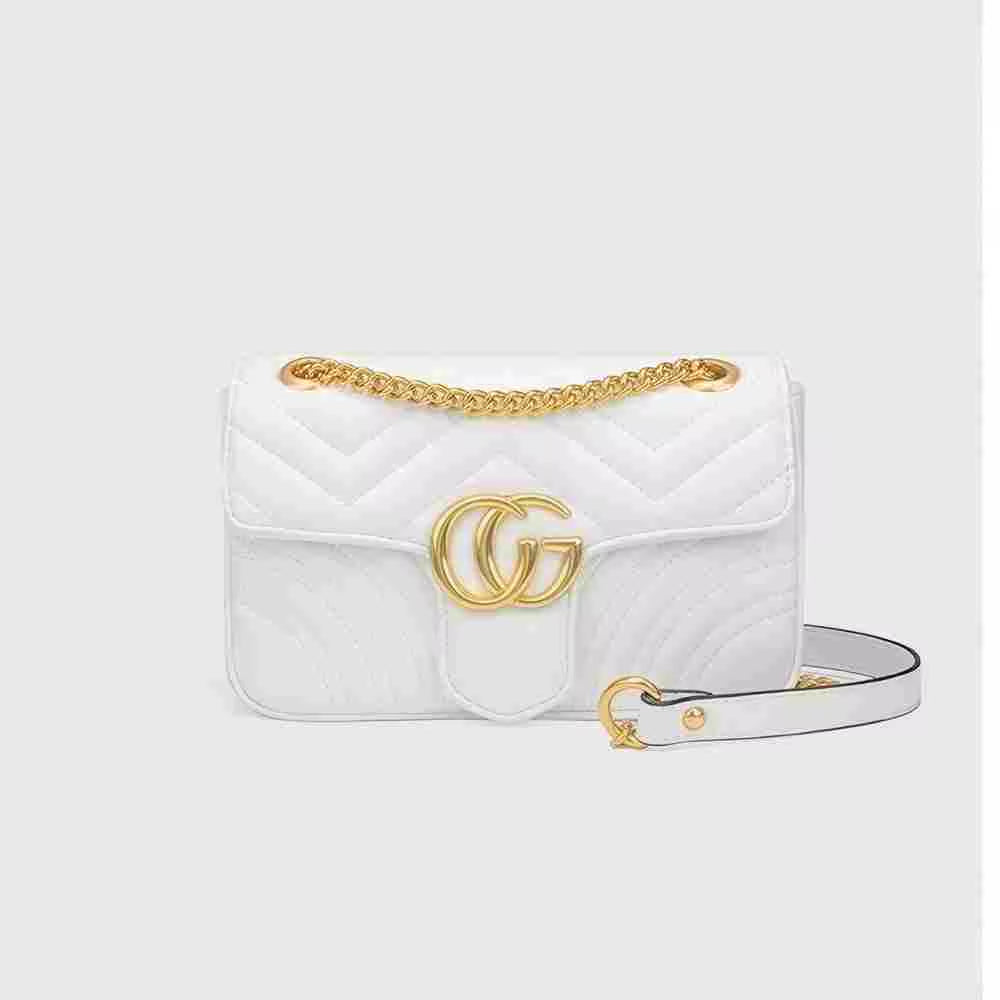 New Classic Leather Diamond-Pattern Chain Bag - Fashionable and Retro Crossbody Bag - Luxurious Designer Shoulder Bag - Handbag